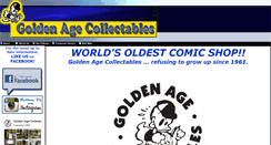 Desktop Screenshot of goldenagecollectables.com