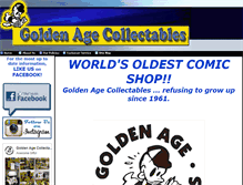 Tablet Screenshot of goldenagecollectables.com
